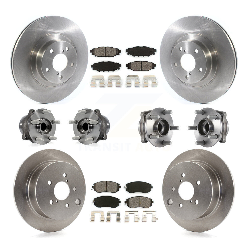 [Avant + Arrière] Kit d'ensemble roulement de roue et moyeu pour Subaru Forester Crosstrek XV avec 292mm Diameter Rotor KBB-114457