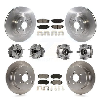 [Avant + Arrière] Kit d'ensemble roulement de roue et moyeu pour Subaru Forester Crosstrek XV avec 292mm Diameter Rotor KBB-114457