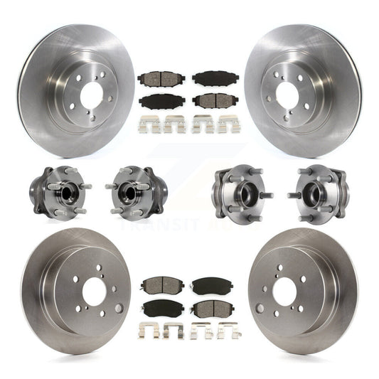 [Avant + Arrière] Kit d'ensemble roulement de roue et moyeu pour Subaru Forester Crosstrek XV avec 292mm Diameter Rotor KBB-114457