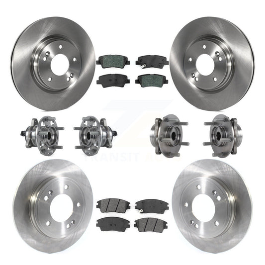 [Avant + Arrière] Kit d'ensemble roulement de roue et moyeu pour Hyundai Elantra 1.6L KBB-114459