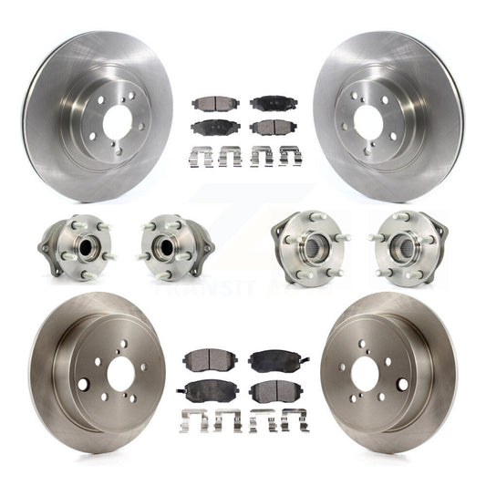 [Avant + Arrière] Kit d'ensemble roulement de roue et moyeu pour Subaru Outback Forester Impreza Legacy KBB-114477