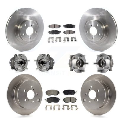 [Avant + Arrière] Kit d'ensemble roulement de roue et moyeu pour Subaru Forester Crosstrek XV avec 292mm Diameter Rotor KBB-114487