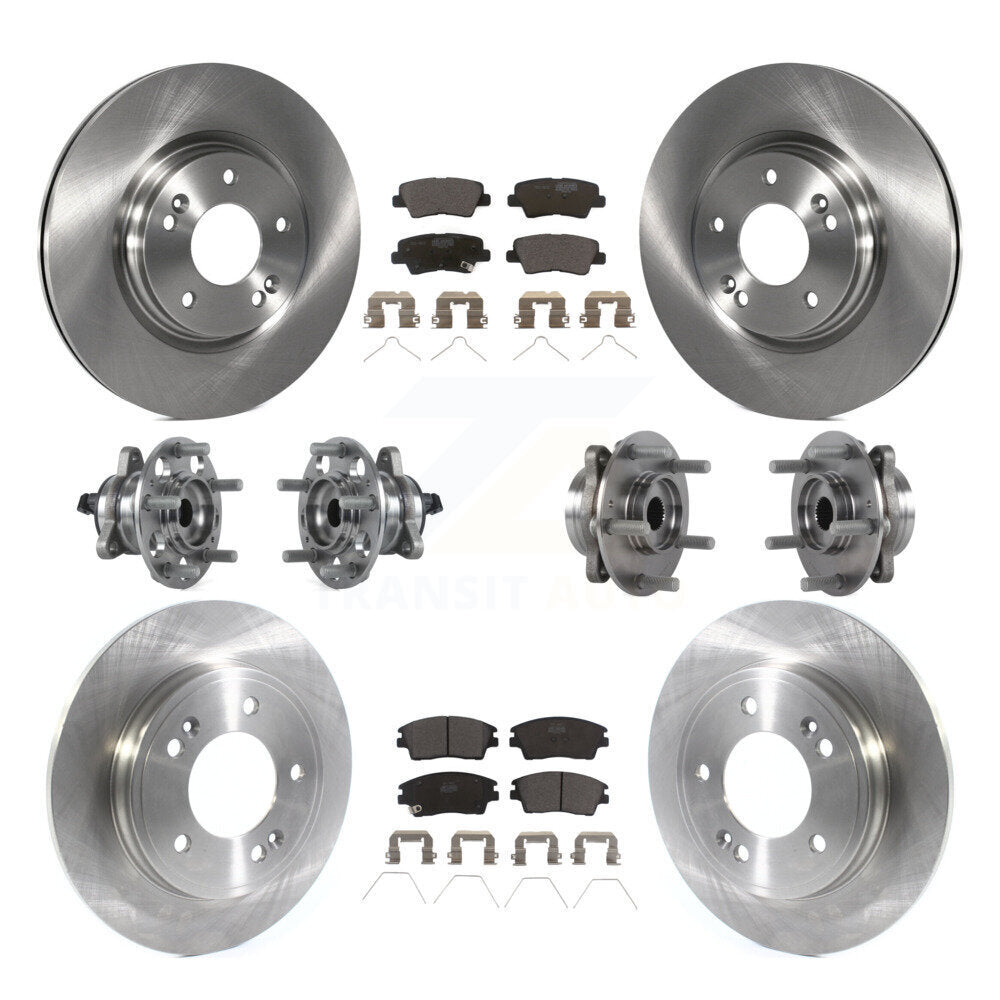 [Avant + Arrière] Kit d'ensemble roulement de roue et moyeu pour Hyundai Elantra 1.6L KBB-114491