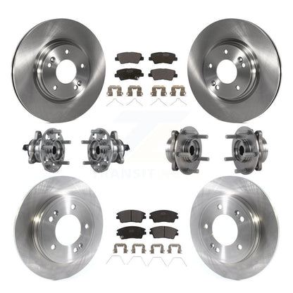 [Avant + Arrière] Kit d'ensemble roulement de roue et moyeu pour Hyundai Elantra 1.6L KBB-114491