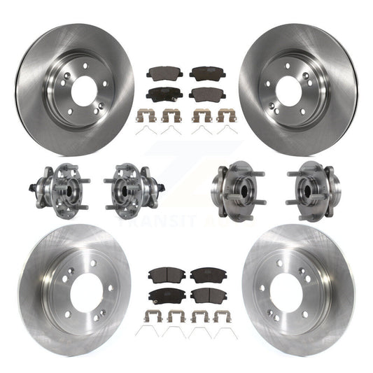 [Avant + Arrière] Kit d'ensemble roulement de roue et moyeu pour Hyundai Elantra 1.6L KBB-114491