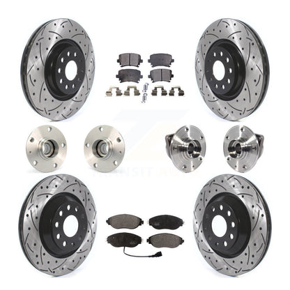 [Avant + Arrière] Kit d'ensemble roulement de roue et moyeu pour Volkswagen GTI KBB-114499
