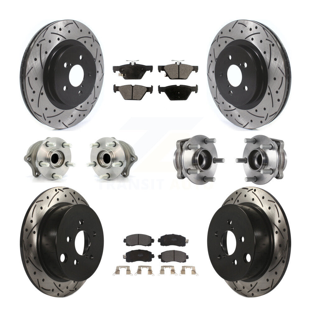 [Avant + Arrière] Kit d'ensemble roulement de roue et moyeu pour Subaru Crosstrek KBB-114500