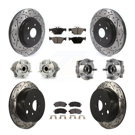 [Avant + Arrière] Kit d'ensemble roulement de roue et moyeu pour Subaru Crosstrek KBB-114500