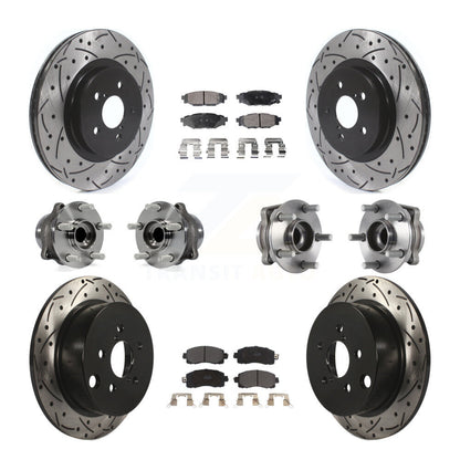 [Avant + Arrière] Kit d'ensemble roulement de roue et moyeu pour Subaru Crosstrek Impreza KBB-114501