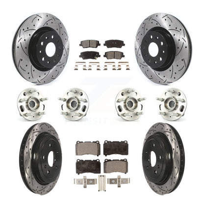 [Avant + Arrière] Kit d'ensemble roulement de roue et moyeu pour Cadillac CTS avec 18" Factory Wheels KBB-114511