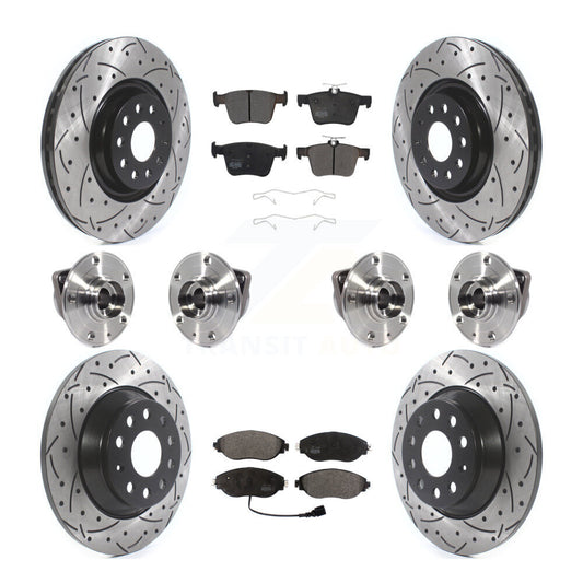 [Avant + Arrière] Kit d'ensemble roulement de roue et moyeu pour Volkswagen Tiguan KBB-114513