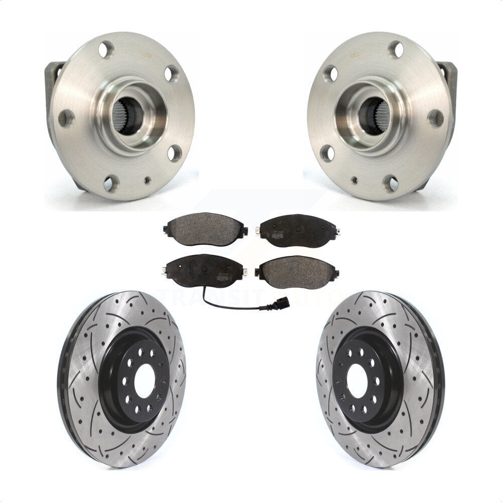 [Avant] Kit d'ensemble roulement de roue et moyeu pour Volkswagen Golf R Audi S3 KBB-114515 par Transit Auto