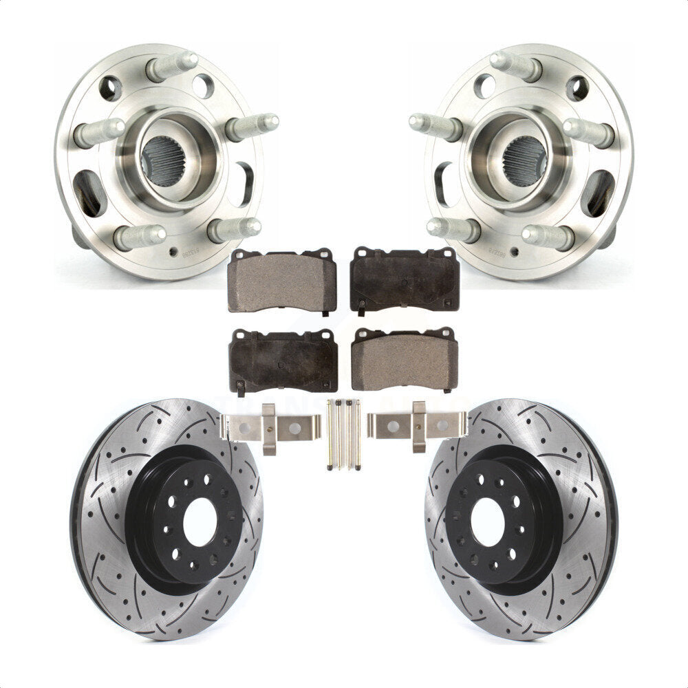 [Avant] Kit d'ensemble roulement de roue et moyeu pour 2015 Cadillac CTS Base Premium Luxury Performance avec AWD 18" Factory Wheels KBB-114523