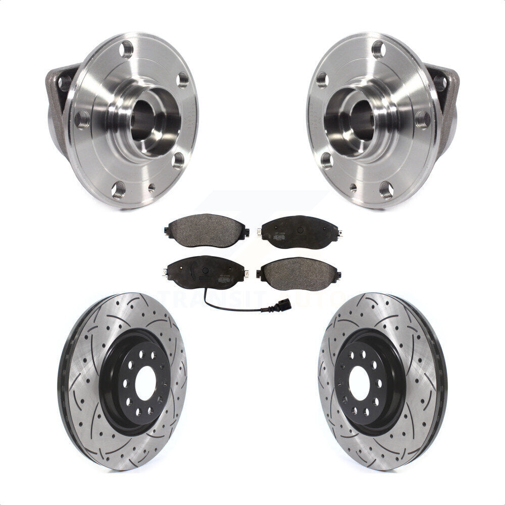 [Avant] Kit d'ensemble roulement de roue et moyeu pour Volkswagen Tiguan Jetta GTI Audi Golf R S3 Q3 Arteon KBB-114531