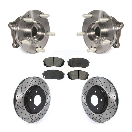 [Avant] Kit d'ensemble roulement de roue et moyeu pour 2015 Hyundai Sonata GAS engine Manual Parking KBB-114555 par Transit Auto