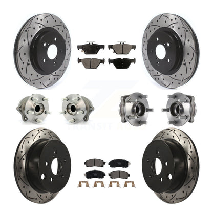 [Avant + Arrière] Kit d'ensemble roulement de roue et moyeu pour Subaru Crosstrek KBB-114566
