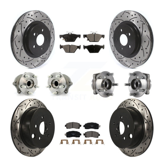 [Avant + Arrière] Kit d'ensemble roulement de roue et moyeu pour Subaru Crosstrek KBB-114566