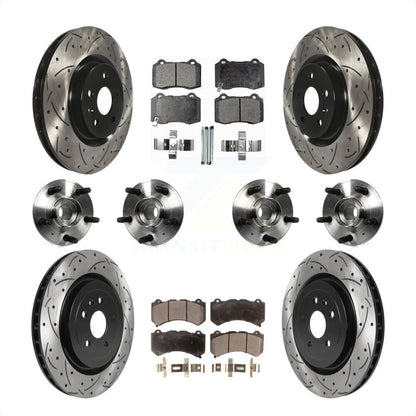 [Avant + Arrière] Kit d'ensemble roulement de roue et moyeu pour 2014 Chevrolet Camaro ZL1 KBB-114574 par Transit Auto