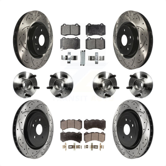 [Avant + Arrière] Kit d'ensemble roulement de roue et moyeu pour 2014 Chevrolet Camaro ZL1 KBB-114574 par Transit Auto