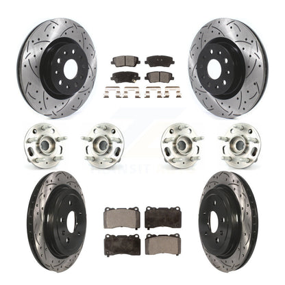 [Avant + Arrière] Kit d'ensemble roulement de roue et moyeu pour Cadillac CTS avec 18" Factory Wheels KBB-114577