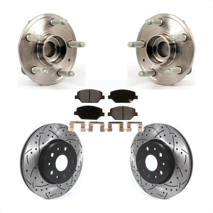 [Avant] Kit d'ensemble roulement de roue et moyeu pour 2016 Chevrolet Camaro LT avec 3.6L 2.0L sans Brembo Calipers KBB-114589 par Transit Auto