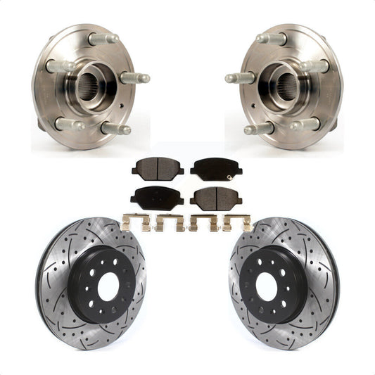 [Avant] Kit d'ensemble roulement de roue et moyeu pour 2016 Chevrolet Camaro LT avec 3.6L 2.0L sans Brembo Calipers KBB-114589 par Transit Auto