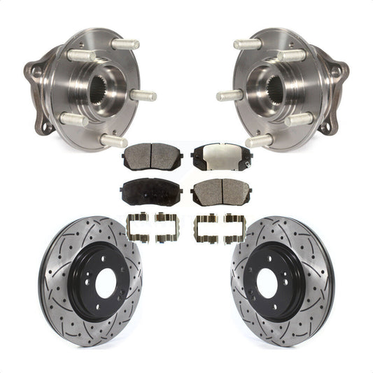 [Avant] Kit d'ensemble roulement de roue et moyeu pour 2015 Hyundai Sonata GAS engine Manual Parking KBB-114595 par Transit Auto