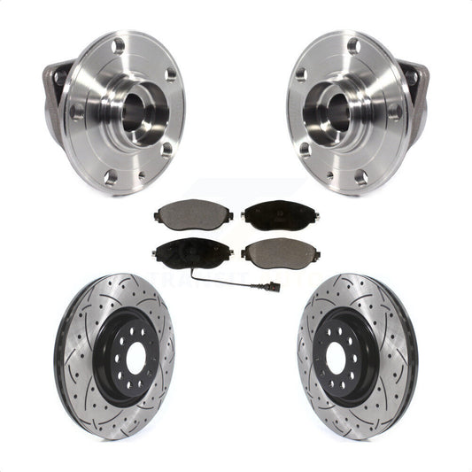 [Avant] Kit d'ensemble roulement de roue et moyeu pour Volkswagen Tiguan Jetta GTI Audi Golf R S3 Q3 Arteon KBB-114598