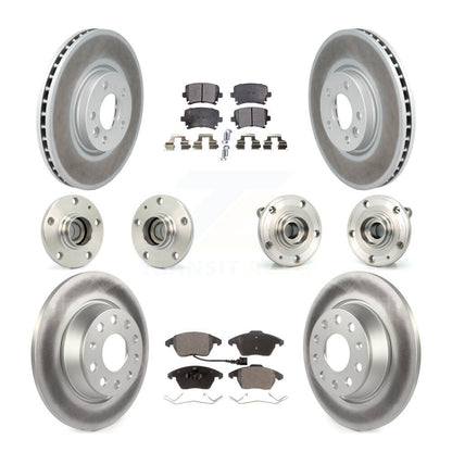 [Avant + Arrière] Kit d'ensemble roulement de roue et moyeu pour Volkswagen CC avec 340mm Diameter Rotor KBB-114609
