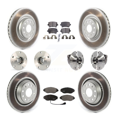 [Avant + Arrière] Kit d'ensemble roulement de roue et moyeu pour Volkswagen GTI KBB-114612