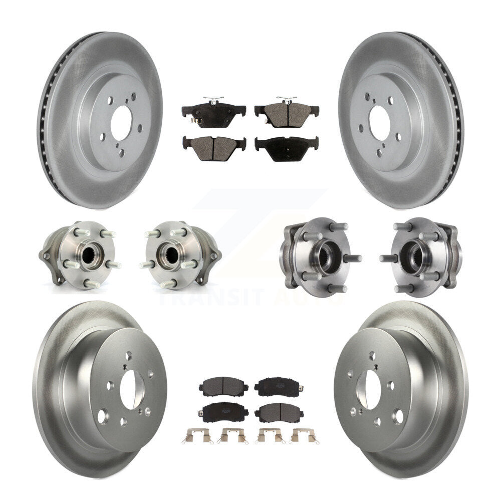 [Avant + Arrière] Kit d'ensemble roulement de roue et moyeu pour Subaru Crosstrek KBB-114616
