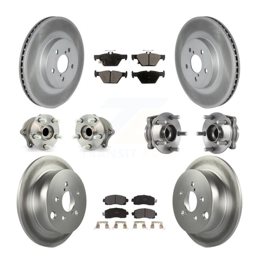 [Avant + Arrière] Kit d'ensemble roulement de roue et moyeu pour Subaru Crosstrek KBB-114616