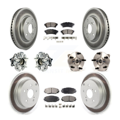 [Avant + Arrière] Kit d'ensemble roulement de roue et moyeu pour 2012-2018 Toyota Prius V KBB-114619