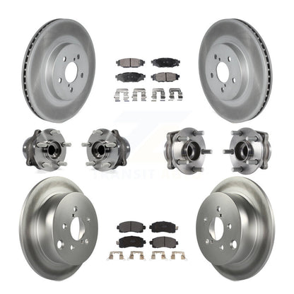 [Avant + Arrière] Kit d'ensemble roulement de roue et moyeu pour Subaru Crosstrek Impreza KBB-114622