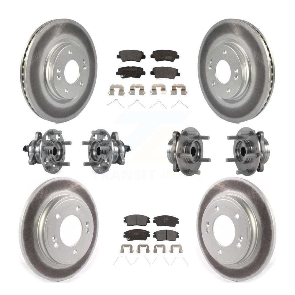[Avant + Arrière] Kit d'ensemble roulement de roue et moyeu pour Hyundai Elantra 1.6L KBB-114625