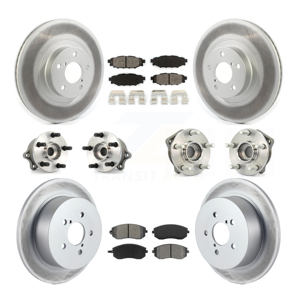 [Avant + Arrière] Kit d'ensemble roulement de roue et moyeu pour Subaru Outback Legacy avec 292mm Diameter Rotor KBB-114664