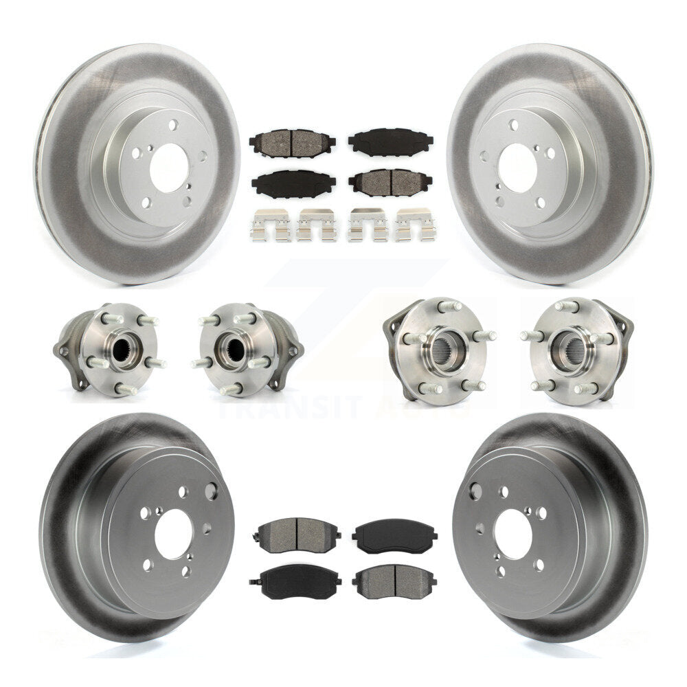 [Avant + Arrière] Kit d'ensemble roulement de roue et moyeu pour Subaru Outback Forester Impreza Legacy KBB-114671