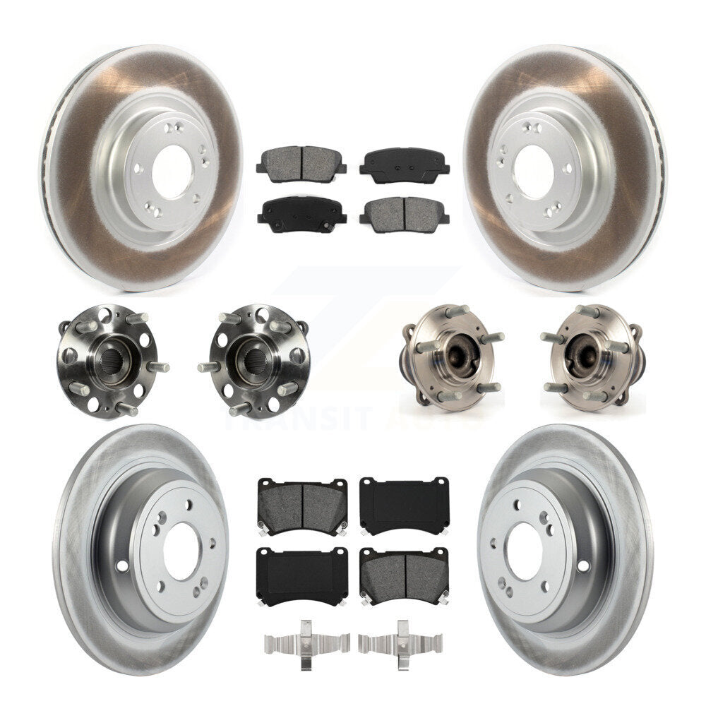 [Avant + Arrière] Kit d'ensemble roulement de roue et moyeu pour Hyundai Genesis 4.6L KBB-114675