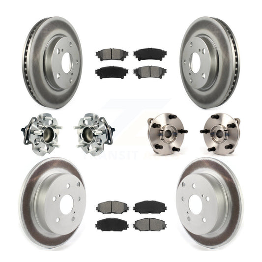 [Avant + Arrière] Kit d'ensemble roulement de roue et moyeu pour 2012-2018 Toyota Prius V KBB-114678