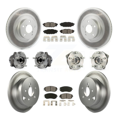 [Avant + Arrière] Kit d'ensemble roulement de roue et moyeu pour 2013 Subaru XV Crosstrek avec 292mm Diameter Rotor KBB-114679
