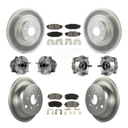 [Avant + Arrière] Kit d'ensemble roulement de roue et moyeu pour Subaru Forester Crosstrek XV avec 292mm Diameter Rotor KBB-114681