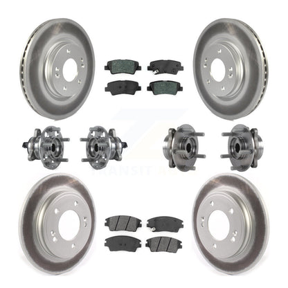 [Avant + Arrière] Kit d'ensemble roulement de roue et moyeu pour Hyundai Elantra 1.6L KBB-114683