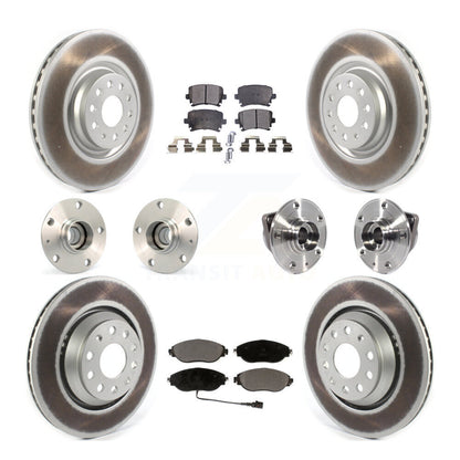 [Avant + Arrière] Kit d'ensemble roulement de roue et moyeu pour Volkswagen GTI KBB-114722