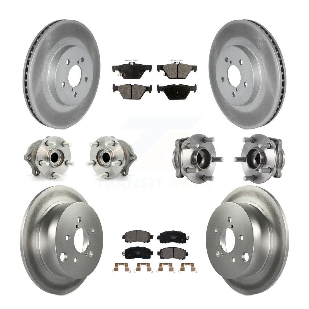 [Avant + Arrière] Kit d'ensemble roulement de roue et moyeu pour Subaru Crosstrek KBB-114729
