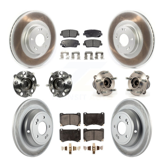[Avant + Arrière] Kit d'ensemble roulement de roue et moyeu pour Hyundai Genesis 4.6L KBB-114731