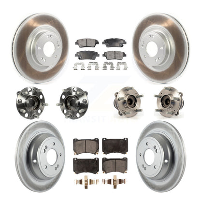 [Avant + Arrière] Kit d'ensemble roulement de roue et moyeu pour Hyundai Genesis KBB-114732