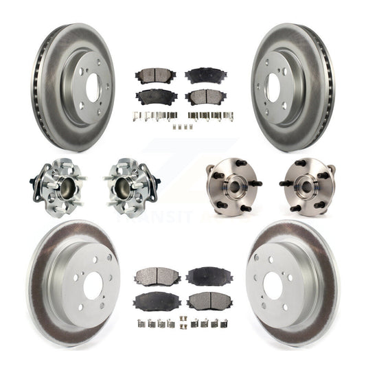 [Avant + Arrière] Kit d'ensemble roulement de roue et moyeu pour 2012-2018 Toyota Prius V KBB-114735