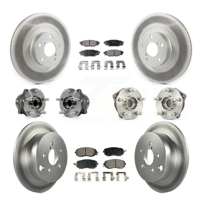 [Avant + Arrière] Kit d'ensemble roulement de roue et moyeu pour 2013 Subaru XV Crosstrek avec 292mm Diameter Rotor KBB-114736
