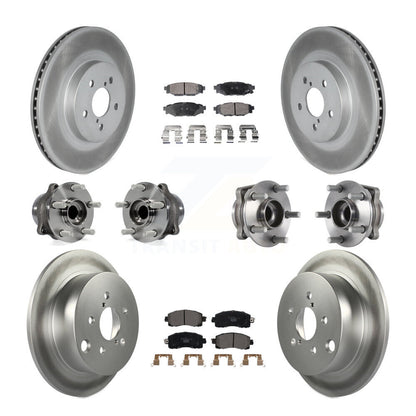 [Avant + Arrière] Kit d'ensemble roulement de roue et moyeu pour Subaru Crosstrek Impreza KBB-114739
