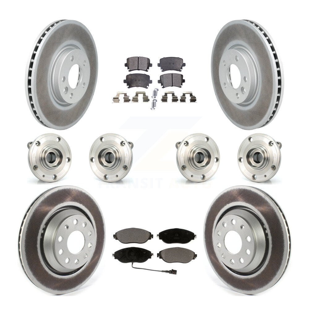 [Avant + Arrière] Kit d'ensemble roulement de roue et moyeu pour 2013-2014 Volkswagen CC AWD KBB-114748
